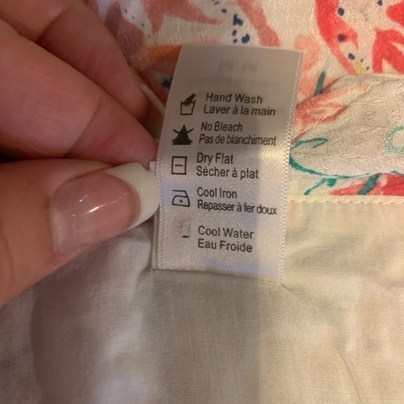 L* SPACE Seaside Halter Romper White Floral medium - Picture 9 of 9